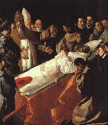 Francisco de Zurbaran The Lying in State of St.Bonaventura oil painting artist